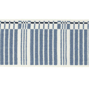 Carmo Tape Wide Indigo 79210 by Schumacher Trim