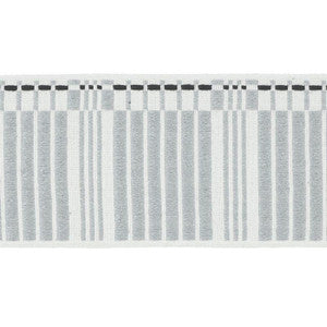 Carmo Tape Wide Silver & Black 79211 by Schumacher Trim