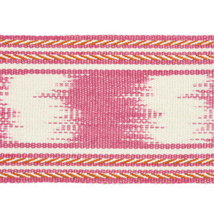 Banyan Ikat Tape Pink 79301 by Schumacher Trim