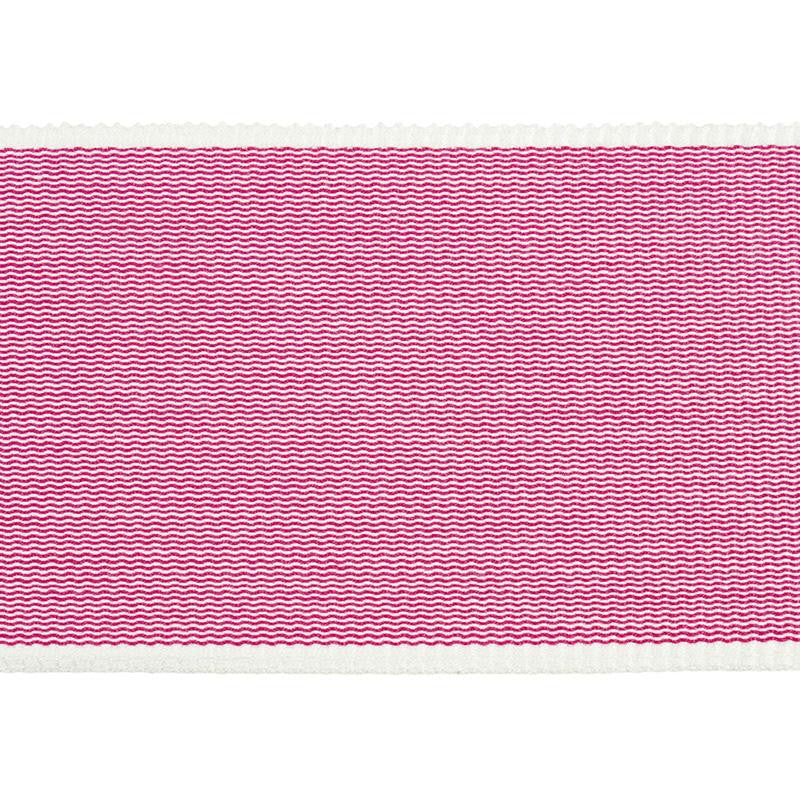Sandpiper Tape Wide Pink 79381 by Schumacher Designer Trim Happy Together - Swanky Fabrics -