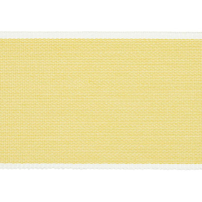 Sandpiper Tape Wide Yellow 79382 by Schumacher Designer Trim Happy Together - Swanky Fabrics -