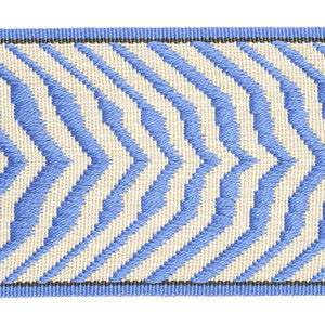 Arcure Ripple Tape Bluebell 79701 by Schumacher Trim