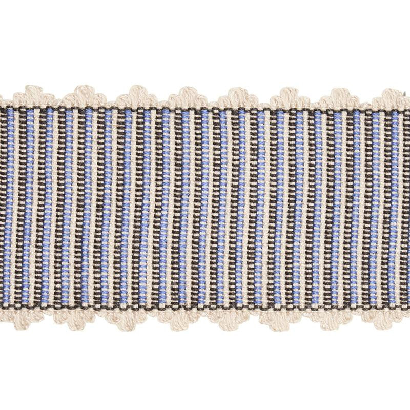 Obi Tape Bluebell 79720 by Schumacher Designer Trim Neisha Crosland - Swanky Fabrics -
