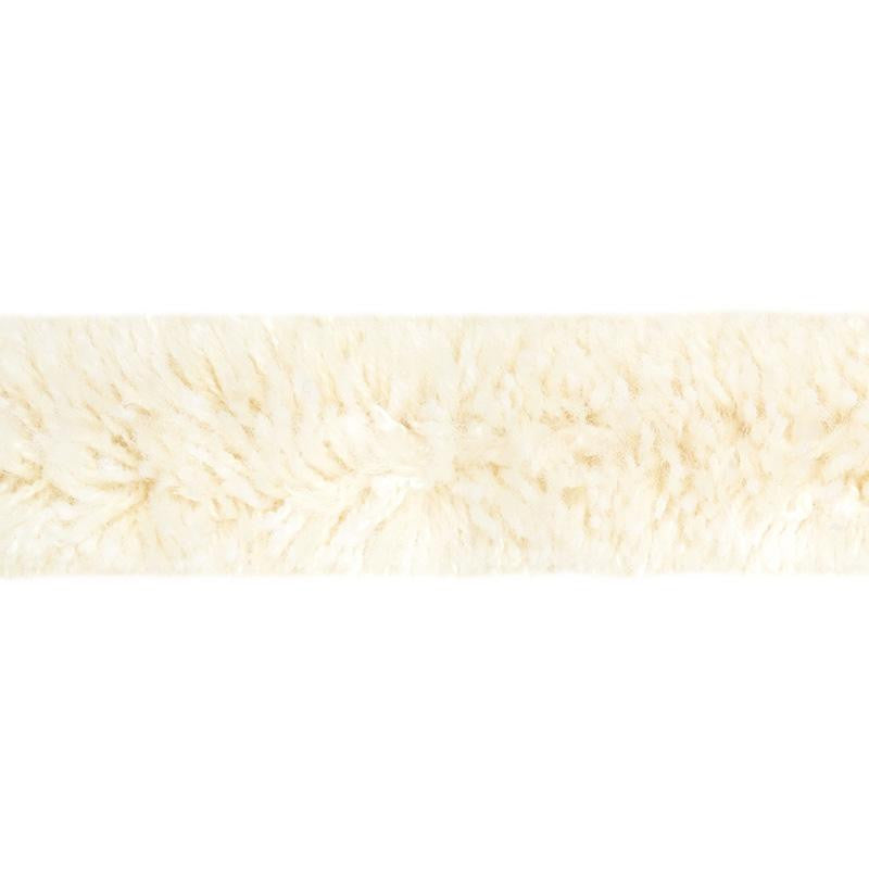 Tuft Braid Tape Ivory 79730 by Schumacher Trim Neisha Crosland - Fabric Carolina -