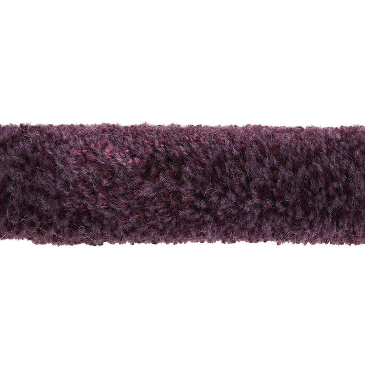 Tuft Braid Tape Aubergine 79732 by Schumacher Designer Trim Neisha Crosland - Swanky Fabrics -