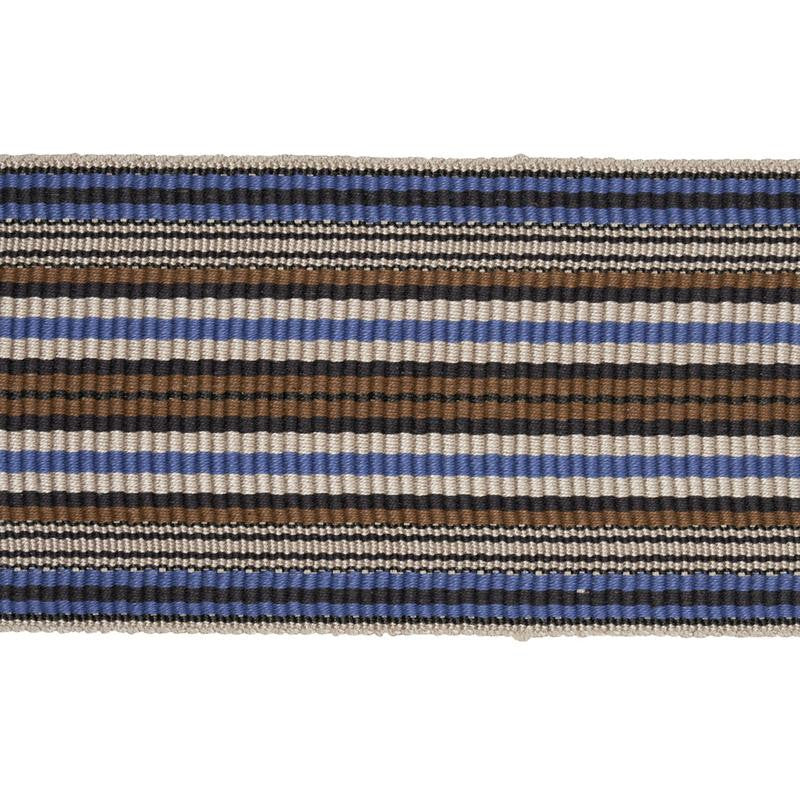Topaki Stripe Tape Wide Bluebell 79740 by Schumacher Trim Neisha Crosland - Fabric Carolina -