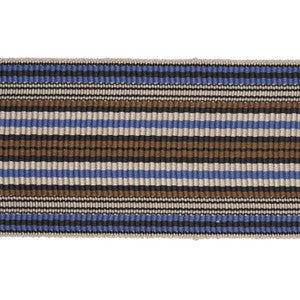 Topaki Stripe Tape Wide Bluebell 79740 by Schumacher Trim