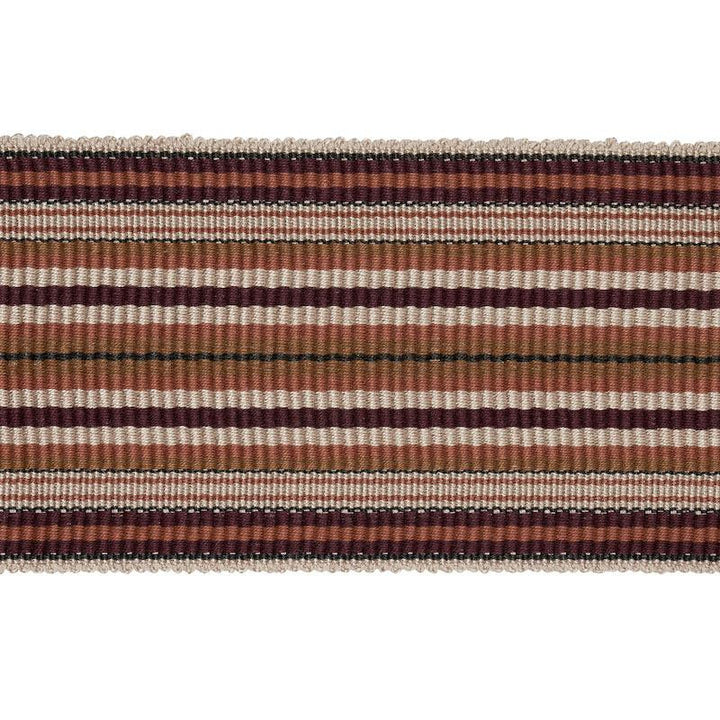 Topaki Stripe Tape Wide Aubergine 79742 by Schumacher Trim Neisha Crosland - Fabric Carolina -