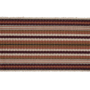 Topaki Stripe Tape Wide Aubergine 79742 by Schumacher Trim