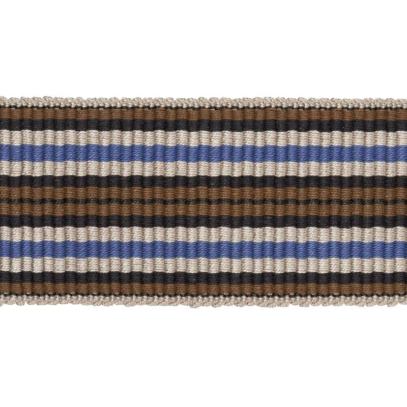 Topaki Stripe Tape Medium Bluebell 79750 by Schumacher Trim Neisha Crosland - Fabric Carolina -