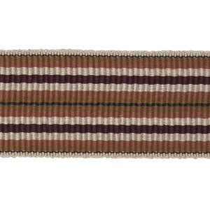 Topaki Stripe Tape Medium Aubergine 79752 by Schumacher Trim