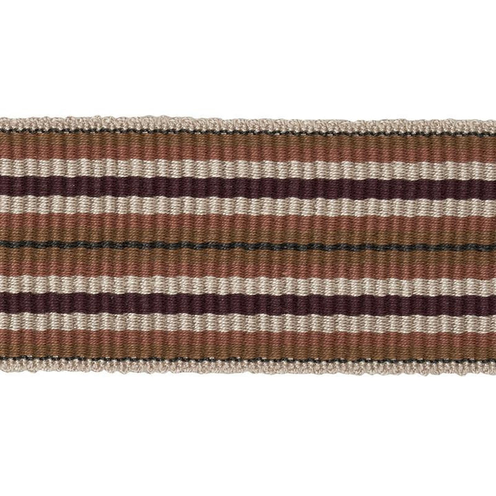 Topaki Stripe Tape Medium Aubergine 79752 by Schumacher Trim Neisha Crosland - Fabric Carolina -