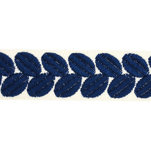 Berkeley Tape Narrow Blue 79912 by Schumacher Trim