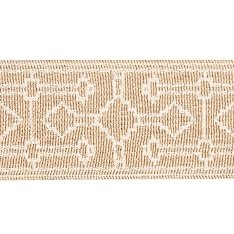 Filbert Tape Natural 75288 by Schumacher Designer Trim Natura - Swanky Fabrics -