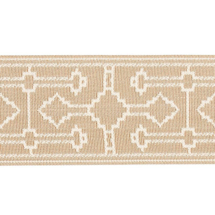 Filbert Tape Natural 75288 by Schumacher Designer Trim Natura - Swanky Fabrics -