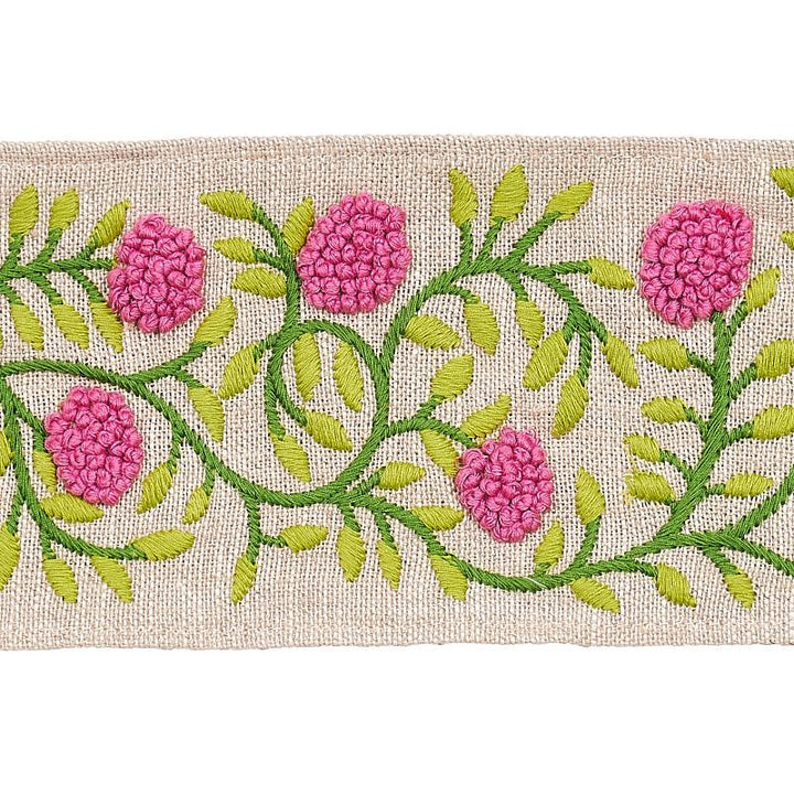 Ashoka Tape Orchid & Green 76295 by Schumacher Trim Rhapsody In Blue - Fabric Carolina -