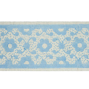 Brinda Hand Blocked Tape Sky 79121 by Schumacher Trim
