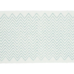 Leora Hand Blocked Tape Sky 79651 by Schumacher Trim