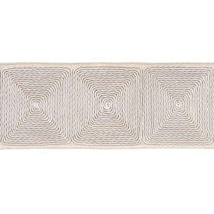Nautilina Embroidered Tape Natural 79890 by Schumacher Trim