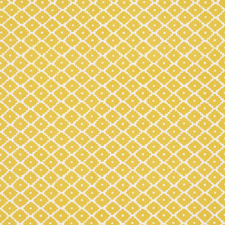Ziggurat Yellow 174489 by Schumacher Fabric Happy Together 4.5" - Fabric Carolina -