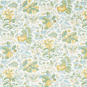 Pomegranate Botanical Citron 178123 by Schumacher Fabric