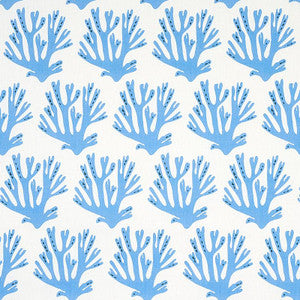 Coral Blue 179100 by Schumacher Fabric