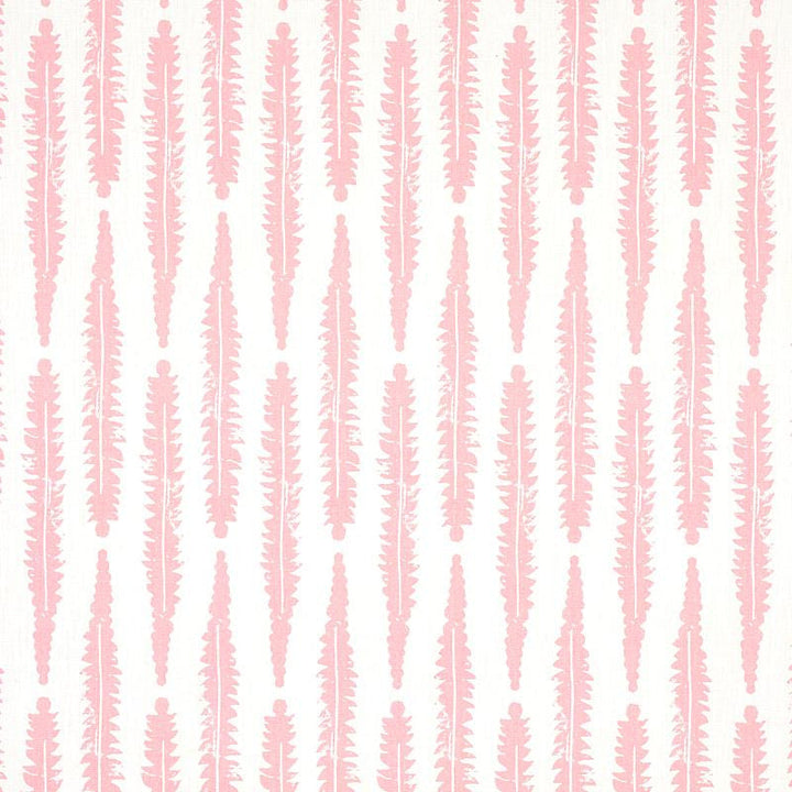 Fern Pink 179150 by Schumacher Designer Fabric Molly Mahon 3.38" - Swanky Fabrics -