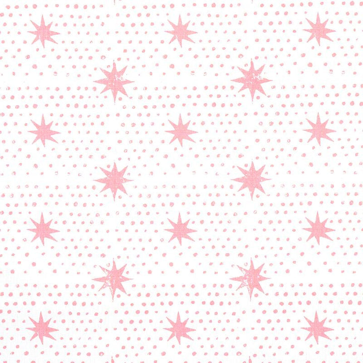 Spot & Star Pink 179162 by Schumacher Fabric Molly Mahon 6.75" - Fabric Carolina -