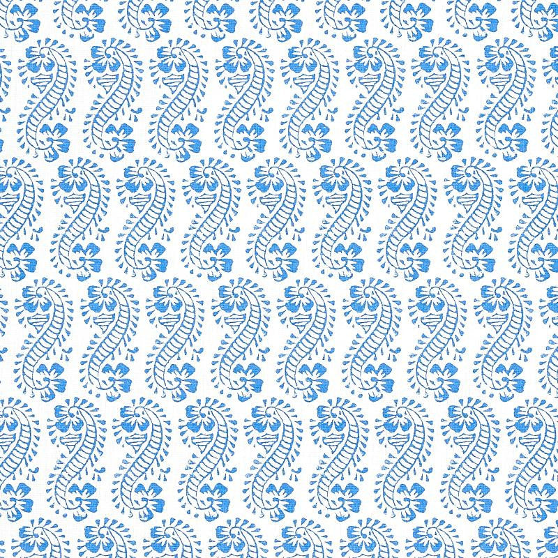 Lani Blue 179180 by Schumacher Fabric Molly Mahon 3.38" - Fabric Carolina -