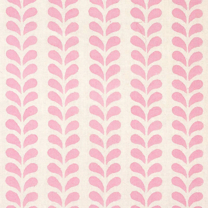 Bindi Hand Block Print Pink 179271 by Schumacher Fabric Molly Mahon 1.0" - Fabric Carolina -