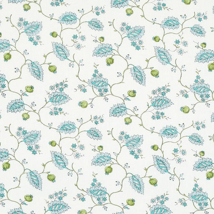 Maryam Vine Peacock 179451 by Schumacher Fabric Jacaranda 10.75" - Fabric Carolina -