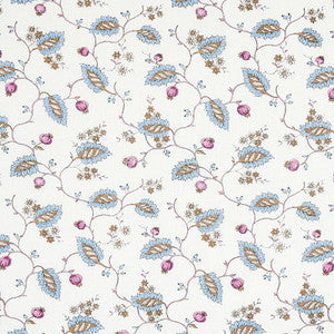 Maryam Vine Sky & Plum 179452 by Schumacher Fabric