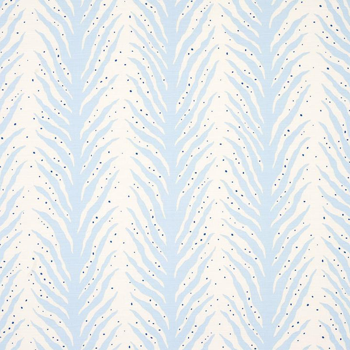 Creeping Fern Print Slumber Blue 179480 by Schumacher Fabric Happy Together 27.0" - Fabric Carolina -