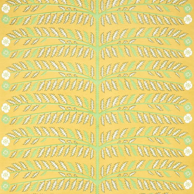 Thistle Mustard 179532 by Schumacher Fabric Neisha Crosland 53.0" - Fabric Carolina -
