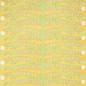 Thistle Mustard 179532 by Schumacher Fabric