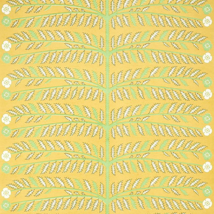 Thistle Mustard 179532 by Schumacher Designer Fabric Neisha Crosland 53.0" - Swanky Fabrics -