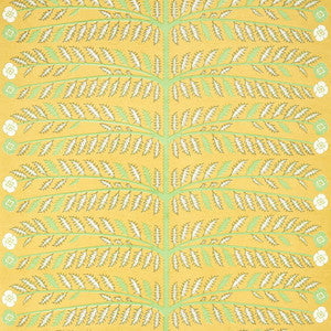 Thistle Mustard 179532 by Schumacher Fabric