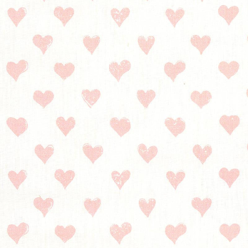 Hearts Pink 179590 by Schumacher Fabric Molly Mahon 13.5" - Fabric Carolina -