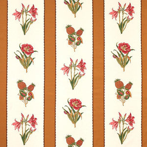 Servilia Stripe Camel 179642 by Schumacher Fabric