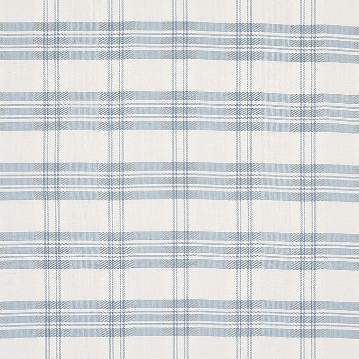 Check Rustique Sky 50205 by Schumacher Fabric A Country Life 4.25" - Fabric Carolina -