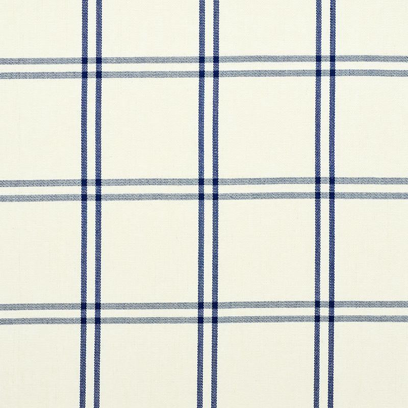 Luberon Plaid Blue 55716 by Schumacher Fabric New Traditional 5.38" - Fabric Carolina -