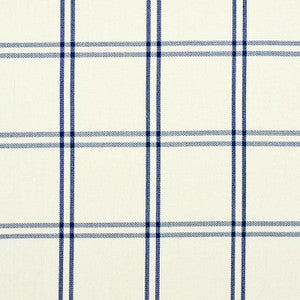 Luberon Plaid Blue 55716 by Schumacher Fabric