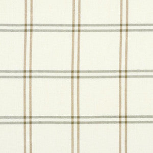 Luberon Plaid Natural 55717 by Schumacher Fabric