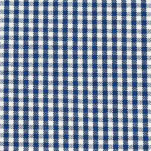 Barnet Cotton Check Navy 64628 by Schumacher Fabric