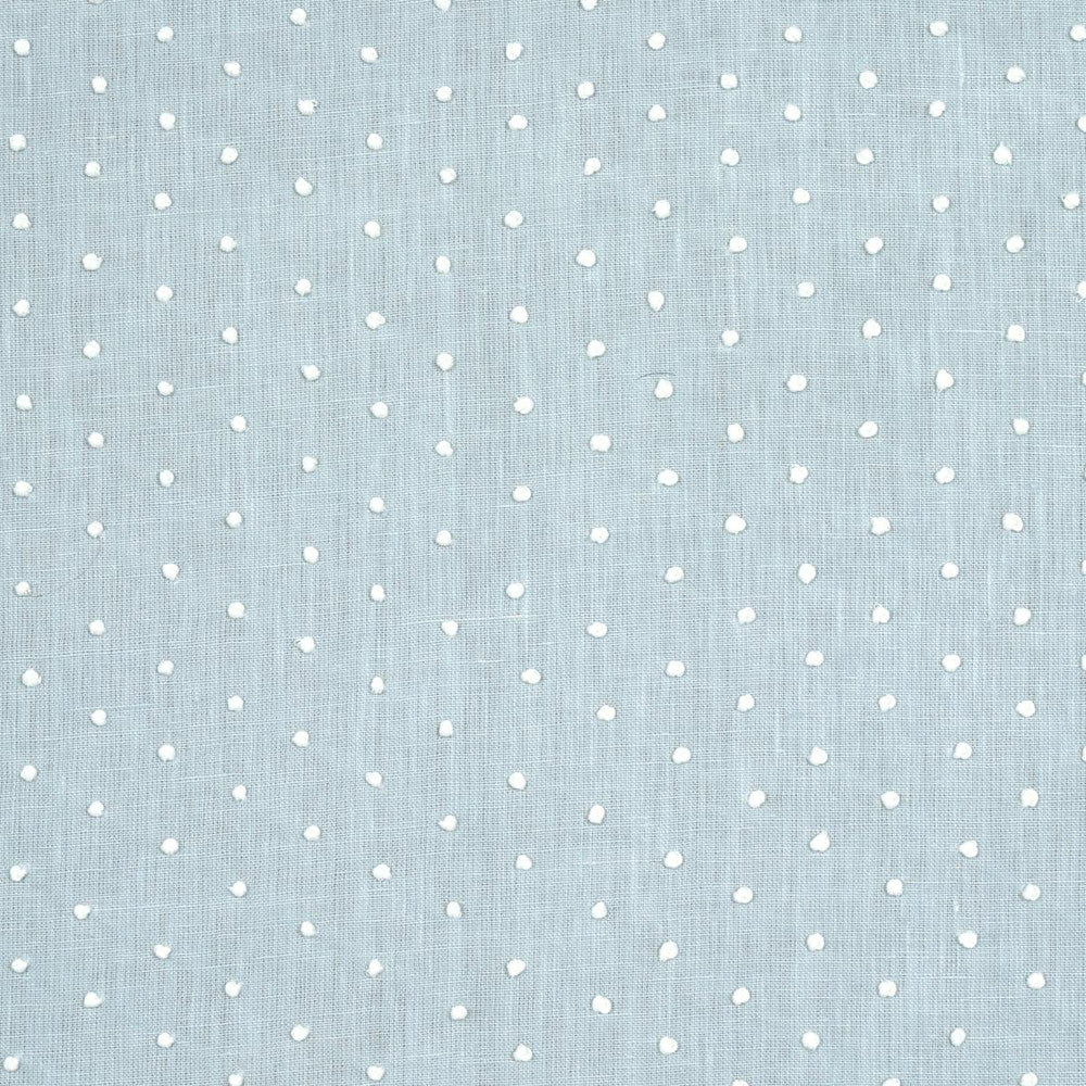 Pebble Embroidery Sky 67981 by Schumacher Fabric Rhapsody In Blue - Fabric Carolina -