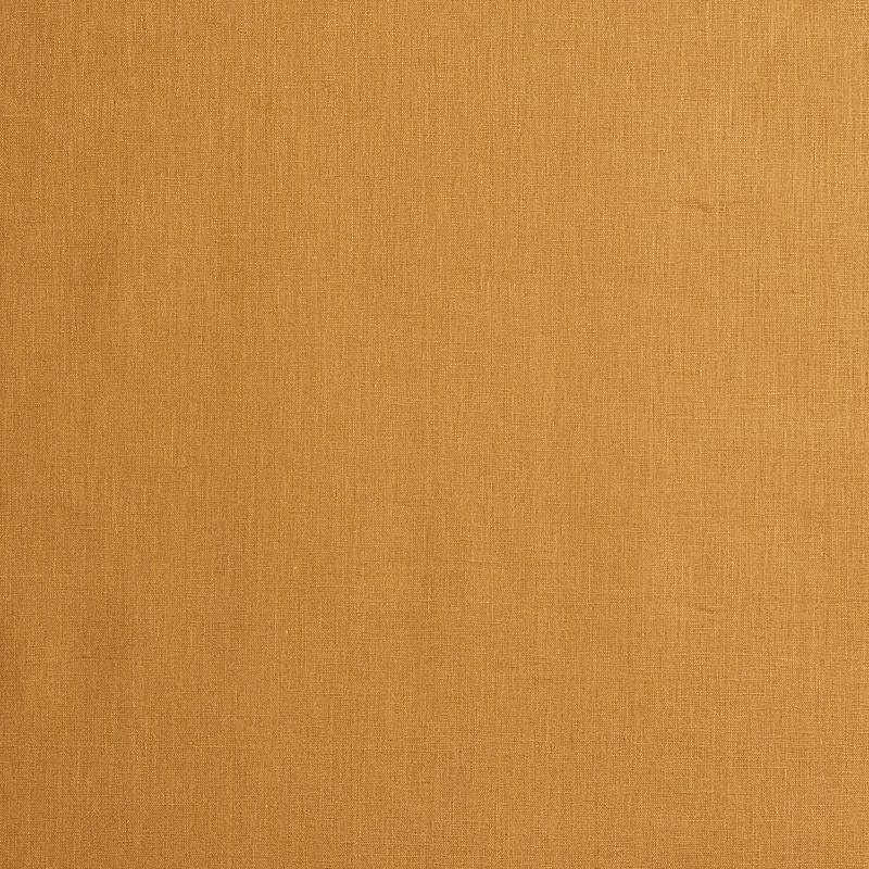 Lange Glazed Linen Caramel 69368 by Schumacher Fabric Perfect Basics: Linen - Fabric Carolina -