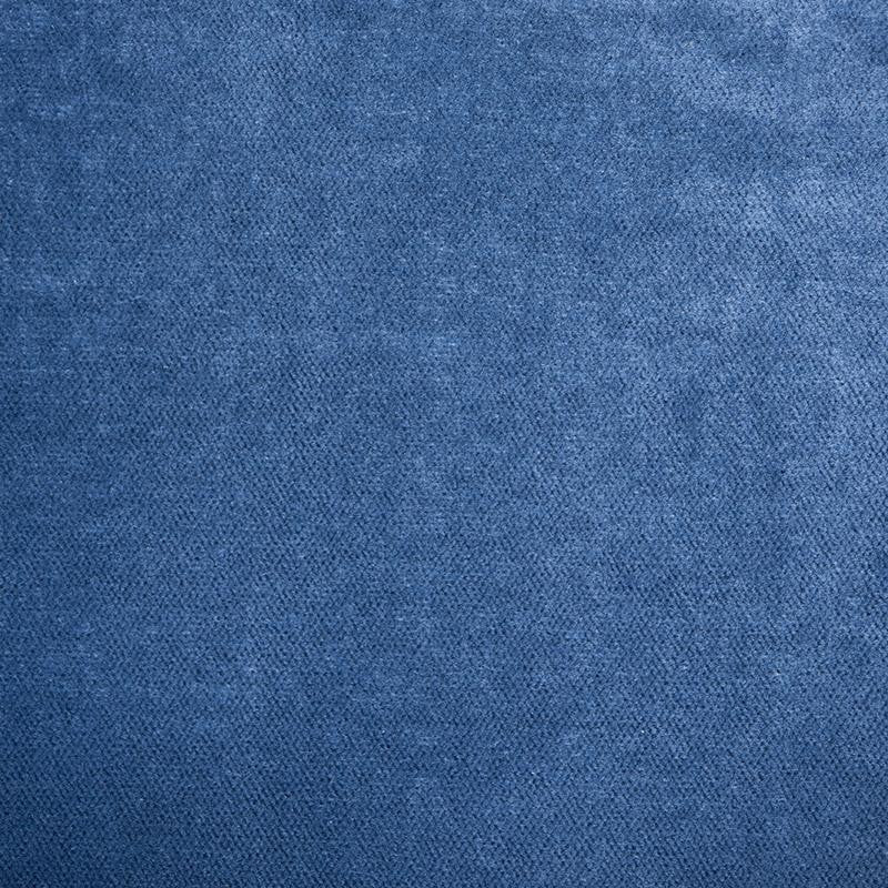 Rocky Performance Velvet Steel Blue 70571 by Schumacher Fabric Perfect Basics: Velvet - Fabric Carolina -