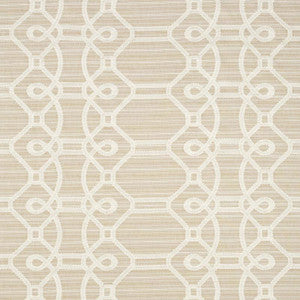 Ziz Embroidery Natural 71934 by Schumacher Fabric