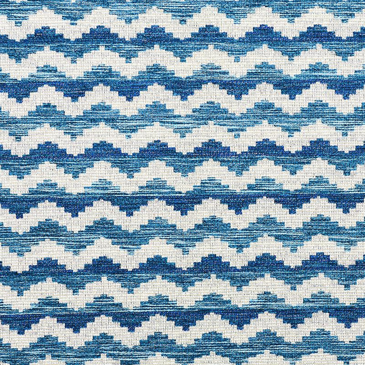 Roebuck Performance Blue 77541 by Schumacher Fabric New Traditional 2.25" - Fabric Carolina -