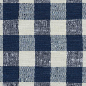 Barnes Performance Check Blue 77550 by Schumacher Fabric